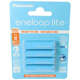 Panasonic eneloop lite Micro AAA LR03 Akku,
