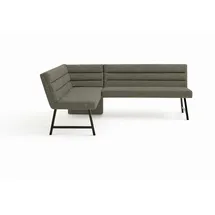 OTTO home Eckbank OTTO HOME "Oregon Küchenbank, Polsterbank, Esszimmerbank, 177x140 cm", grünblau, B:177cm H:90cm T:140cm, Massivholz, Metall, Polyester, Sitzbänke, Eckbank, Moderne Bank und Farben, Sitzplatzanzahl: 4/5, Frei in Raum stellbar