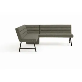 OTTO home Eckbank OTTO HOME "Oregon Küchenbank, Polsterbank, Esszimmerbank, 177x140 cm", grünblau, B:177cm H:90cm T:140cm, Massivholz, Metall, Polyester, Sitzbänke, Eckbank, Moderne Bank und Farben, Sitzplatzanzahl: 4/5, Frei in Raum stellbar
