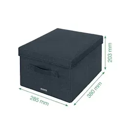 Leitz Aufbewahrungsboxen grau 28,5 x 38,0 x 20,3 cm