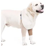 DONGKER Recovery Sleeve Hund, 1 Stück Atmungsaktive Ellenbogenbandage Hunde, Leckschutz Ellbogenschoner für mittelgroße und große Hunde, verhindert das Lecken von Wunden, hilft bei Arthritis