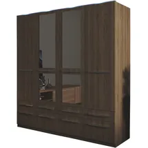 Priess Wäscheschrank Barcelona 185 x 193 x 54 cm Braun