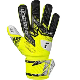 Reusch Attrakt Grip Junior, 5572815-2014, für Kinder, negativer Schnitt, gelb/weiß/schwarz, Größe 6
