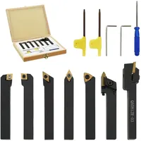 vidaXL 12-tlg. Drehmeißel-Set mit Wendeplatten 8x8 mm 70 mm