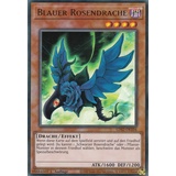 LDS2-DE104 - Blauer Rosendrache - Ultra Rare - DE - im Set mit Ultrapro Toploader - Yugioh