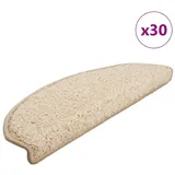 vidaXL Stufenmatten 30 Stk. Creme 65x21x4 cm