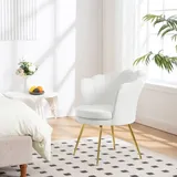 Woltu - Relaxsessel, Fernsehsessel mit Armlehne, Fernsehsessel Blumenform, Armlehnensessel Loungesessel Akzentsessel Einzelsofa, Polstersessel mit