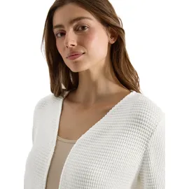 Cecil Offene 3/4-Arm Jacke im Ajour-Look Weiß L