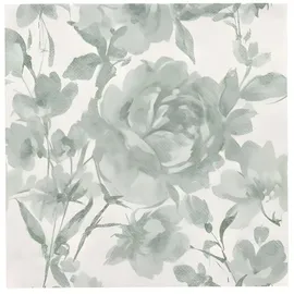 Papstar 50 Servietten "ROYAL Collection" 1/4-Falz 40 cm x 40 cm dunkelgrün "Rose"