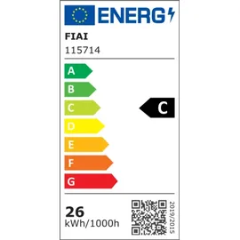 Fiai IsoLED ISOLED LED Panel Professional Line 625 UGR<19 4H/8H, 26W, Rahmen weiß RAL 9016 neutralweiß Push/DALI dimmbar, EEK C [A-G] Fiai IsoLED 115714