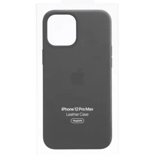 Apple iPhone 12 Pro Max Leder Case mit MagSafe schwarz