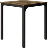Vicco Fyrk 70 x 70 x 70 cm schwarz/eiche rustikal