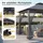 Sekey Pavillon 3 x 3 m inkl. 4 Seitenteile Grau