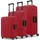 Redolz Essentials 15 Koffer-Set 3-tlg. rot