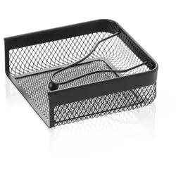 8x Serviettenhalter Metall schwarz pulverbeschichtet für 33 x 33 cm Servietten