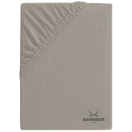 Sansibar Topperbezug SANSIBAR Jersey (BL 180x200 cm) - braun