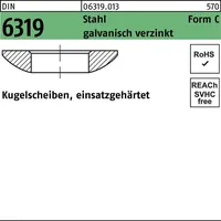 Reyher Kugelscheibe DIN 6319 FormC C 21x36x 6,3 Stahl