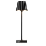 SOMPEX Akku-Tischleuchte Aluminium 21,0 cm inkl. dimmbarer LED schwarz