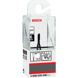 Bosch Nutfräser Standard for Wood 6 mm, D1 3,2 mm, L 7,7 mm, G 51 mm