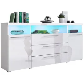 OTTO home Sideboard India 182 x 92 x 38,5 cm Weiß