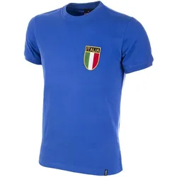 Italien 1970's Retro Fußball Trikot BLAU XL