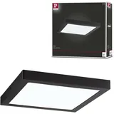 Paulmann LED Panel Abia eckig 300x300mm 4000K Schwarz