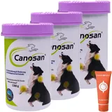 Canosan Pellets 3X 1300 g I Ergänzungsfuttermittel mit Gonex zur Unterstützung der Gelenkgesundheit I für Hunde Aller Altersklassen I Gelenke, Bänder, Sehnen I Spar-Set Plus Pharma Perle give-Away