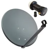 PremiumX PXA60 anthrazit + Megasat Single LNB