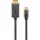 goobay USB-C zu HDMI Kabel 2 m Schwarz/Silber