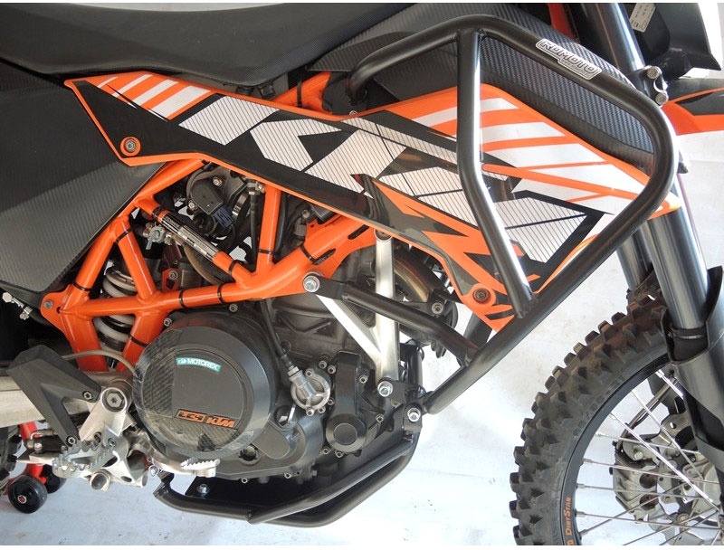 RD Moto KTM 690 Enduro R, protections inférieures/supérieures du - Noir