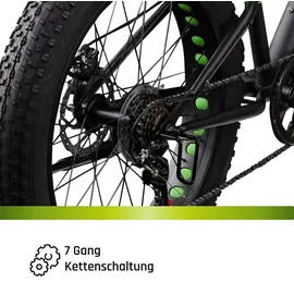 Galano Fatman 4.0 24 Zoll schwarz/neongrün