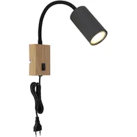 GLOBO LUXUS WANDLEUCHTE MIT SCHALTER WANDLAMPE WANDSTRAHLER METALL 80414779