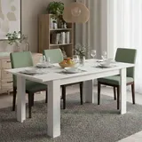 Dmora Dilici 140/190 x 78 x 90 cm weiß