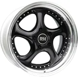 RH ALURAD Turbo P 8,0 x 18 5 x 112 ET82 Schwarz Poliert