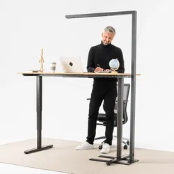 Yaasa Lamp Pro | Stehleuchte | LED-Beleuchtung | schwarz