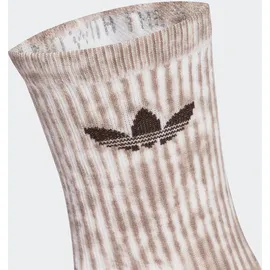 adidas Tie Dye Crew Sportsocken 3er Pack Braun L (43-45)