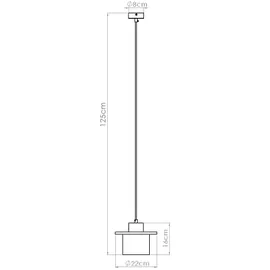 Sollux Mab 1-flg. 15 W 30 cm grau