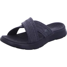 SKECHERS GO WALK FLEX SANDAL IMPRESSED, Damen Schiebe-Sandalen, Black,
