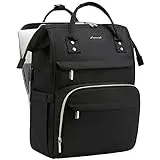 LOVEVOOK Rucksack Damen, Wasserdicht Laptop rucksack 15,6 Zoll Groß Backpack Schulrucksack Tasche Mädchen Teenager Ladeanschluss, Rucksäcke Daypacks für Schule Arbeit Uni Business Büro