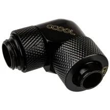 Alphacool Eiszapfen 13/10mm Anschraubtülle 90° drehbar G1/4 - Dunkelschwarz