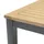 AMBIA GARDEN Gartentisch, Dunkelgrau, Teak, Holz, Metall, Eukalyptusholz, massiv, rechteckig, eckig, 90x74x206 cm, Fsc, Gartenmöbel, Gartentische, Gartentische
