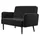 Paperflow Sessel LISBOA Stoff 124,0 x 81,5 x 83,0 cm schwarz