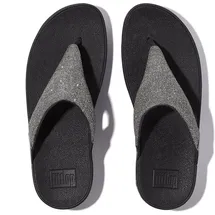 FitFlop Lulu Shimmerlux Toe-Post Sandale Grau 39