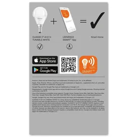 LEDVANCE SMART+ WiFi Mini Bulb Tunable White 40 E 14 5 W,