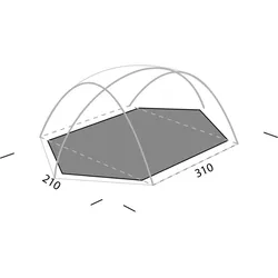 Exped Orion III Footprint moraine