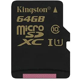 Kingston microSDXC Canvas Select 64 GB Class 10 UHS-I + SD-Adapter