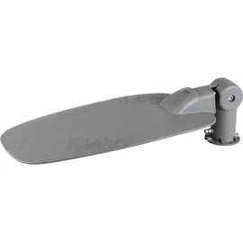 KANLUX LED Mastleuchte Aluminium 9,9 cm schwenkbar grau 200 W