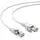Elfcam Elfcam® - 1,5m Slim Cat 6 Ethernet-Kabel, Cat6 32AWG WAN LAN-Kabel, Ultra Slim Weiß (1,5 Meter)