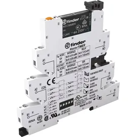 Finder 39.81.0.024.0060 Koppelrelais 24 V/DC, 24 V/AC 6 A 1 Wechsler 1 St.