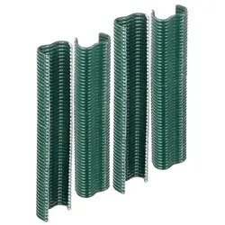 Drahtklammer, SB, grün kst-beschichtet, Breite 22 mm, verpackt à 200 St.